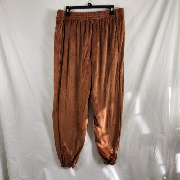 skims velour track baggy lounge herem style jogger pants wms XL elastic waist - Picture 3 of 8
